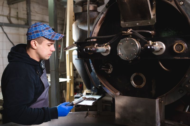 Кофе в зернах крепкий с пенкой