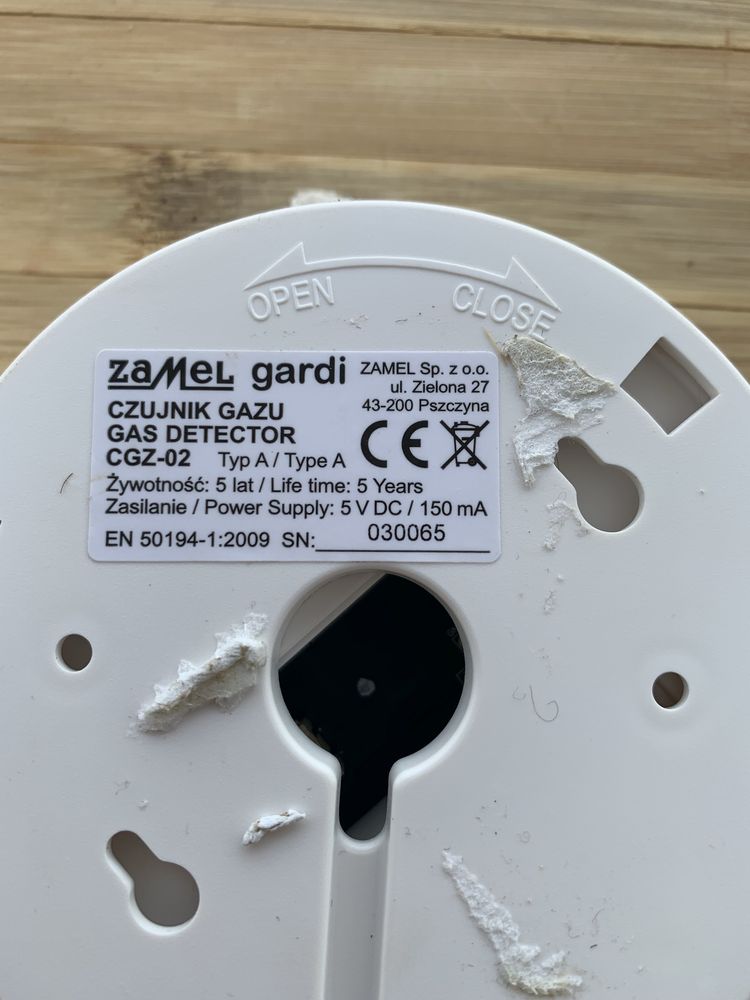 Czujnik gazu zamel CGZ-02