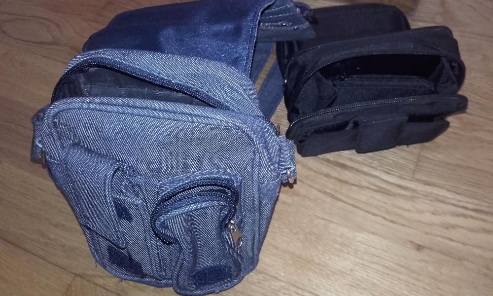 2 malas tiracolo e cintura.