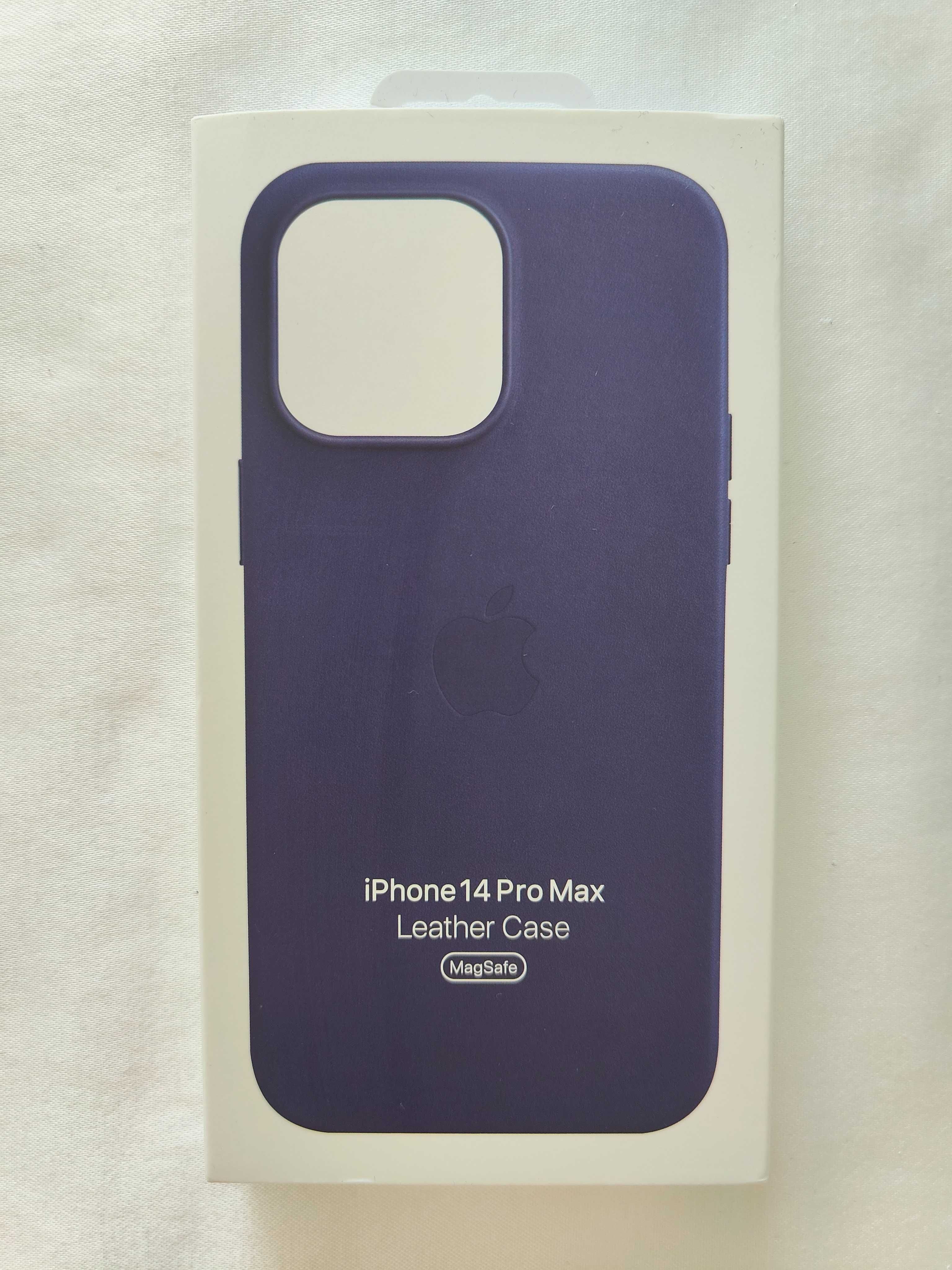 Capa Pele MagSafe iPhone 14 Pro Max ORIGINAL (Azul)