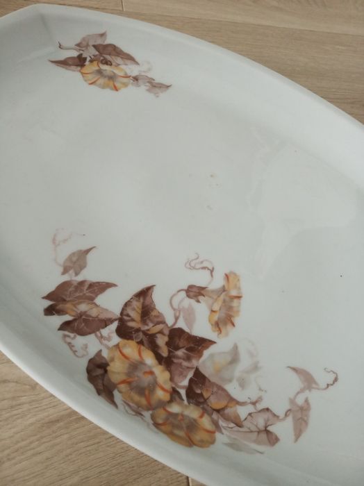 Taca Patera porcelanowa piękne kwiaty