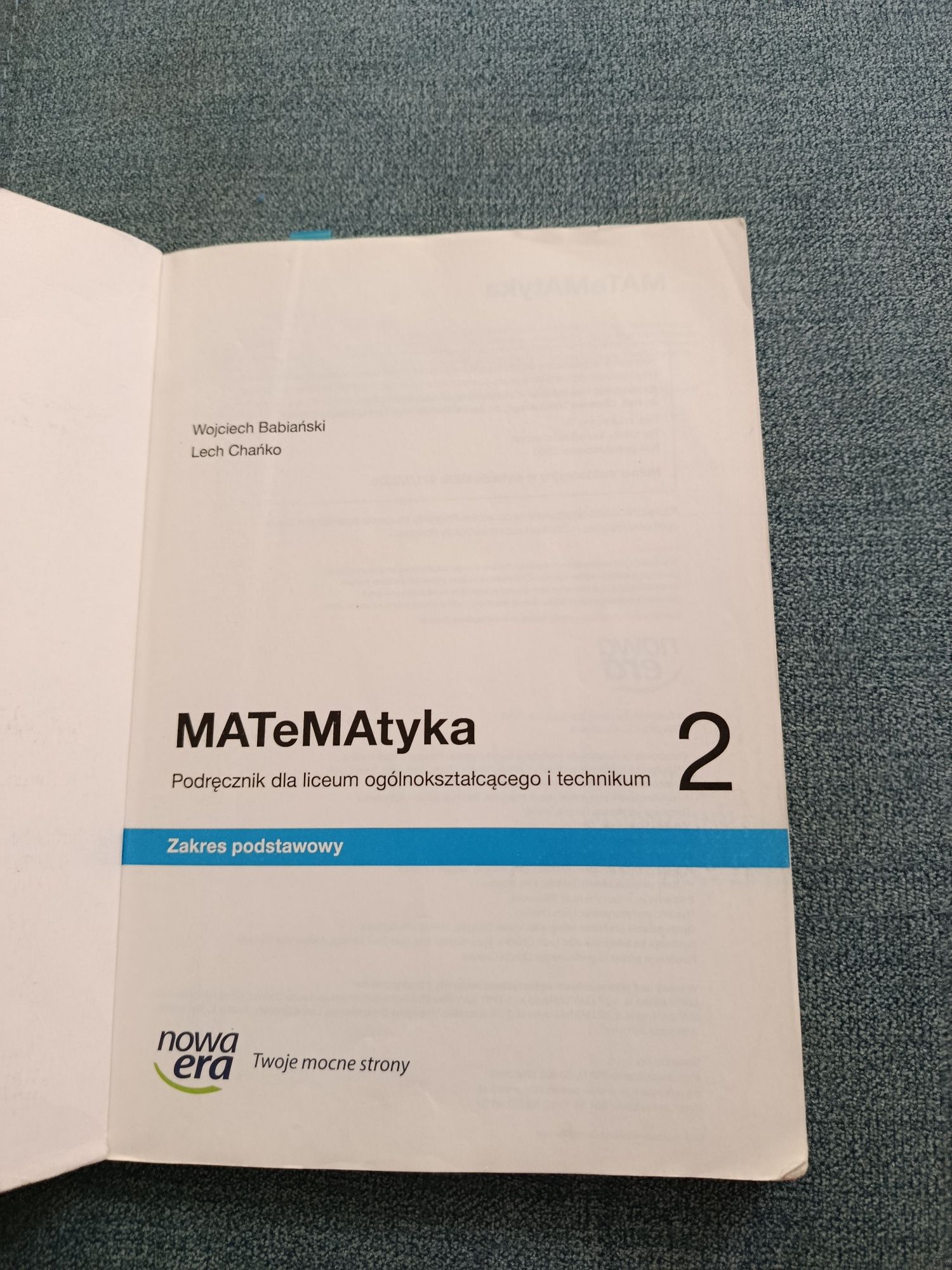 Matematyka 2 zakres podstawowy