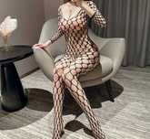 B024 bielizna erotyczna bodystocking sexy strój NA PREZENT XS/2XL