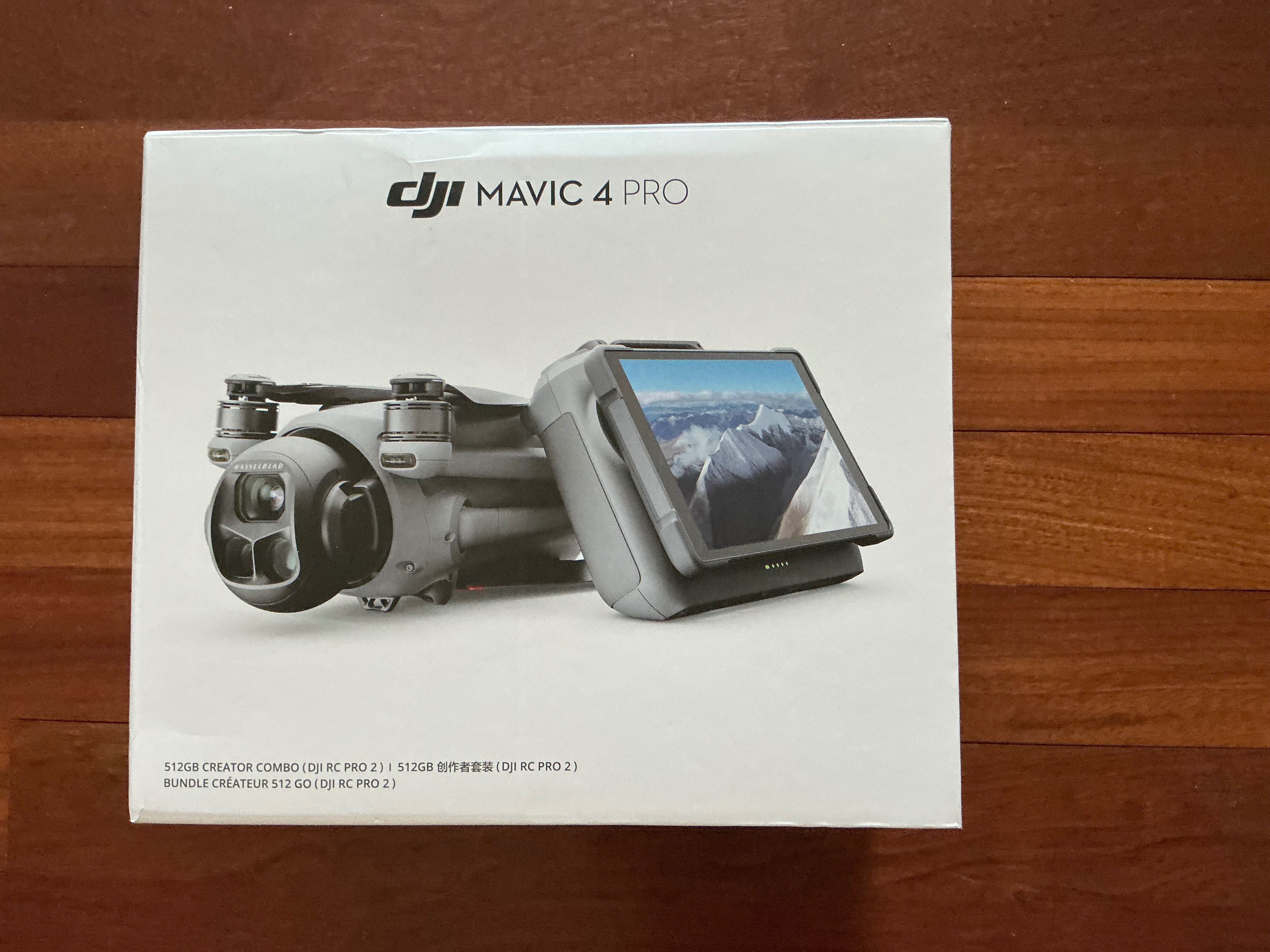 DJI Mavic 4 Pro 512GB Creator Combo C/ DJI RC C Pro 2