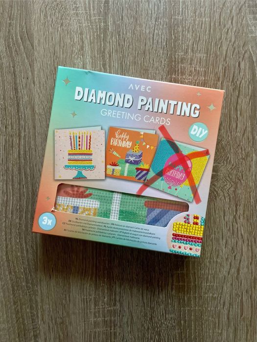 Kartki okolicznościowe do malowania kryształkami