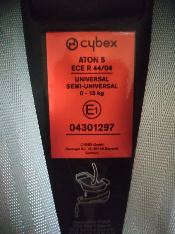 Fotelik samochodowy nosidełko cybex aton5