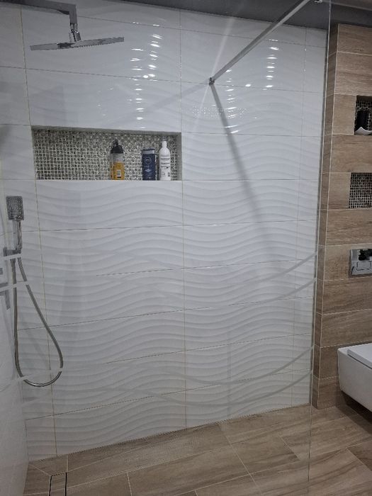 Szyba pojedyncza do prysznica