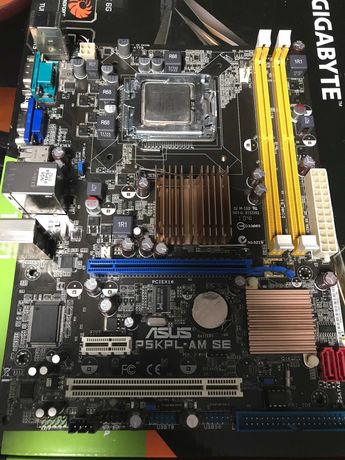 Комплект 4 ядра на Intel Asus P5KPL AM + Intel Xeon 771 775 DDR2