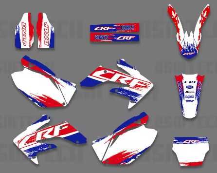 Okleina Naklejki Folia Honda CRF 250/450cc 2004-08r RÓŻNE WZORY