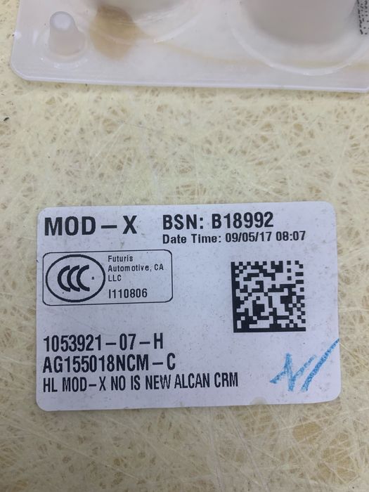 Обшивка стелі потолка тесла модел Х tesla model x 1053921-07-H