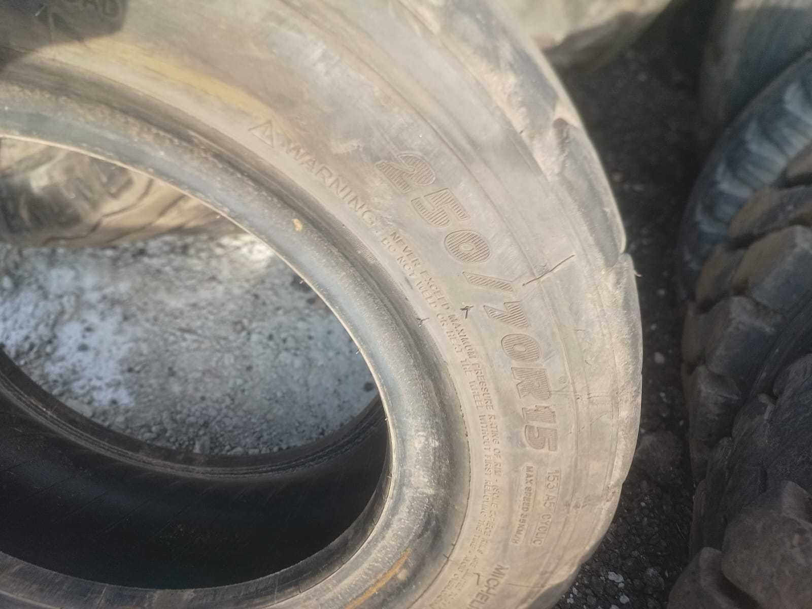 Opona 250/70R15 Michelin XZM wózek widłowy Linde Still Hyster Toyota