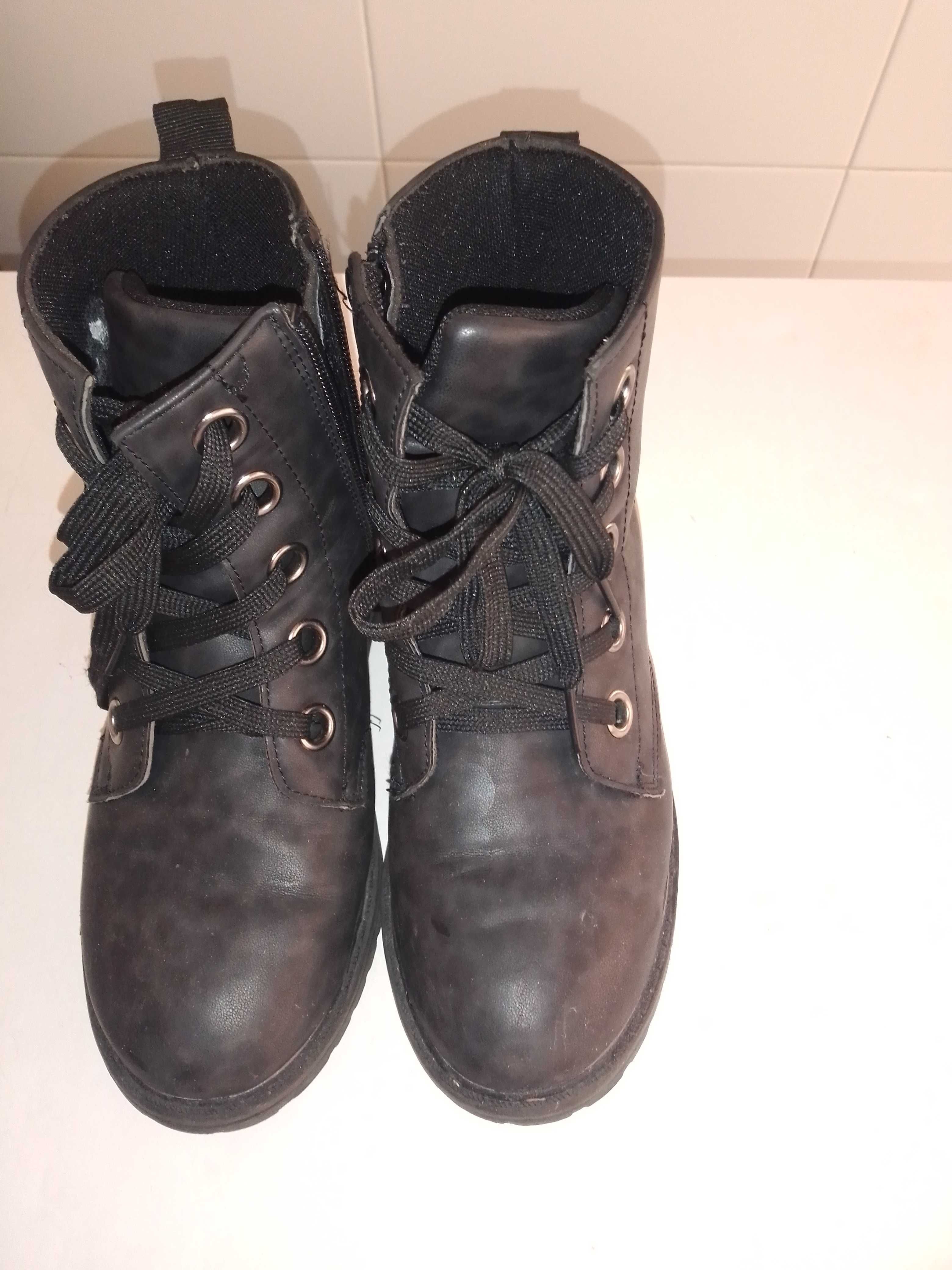 Botas leves estilo militar n34