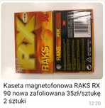RAKS RX 90 nowe kasety