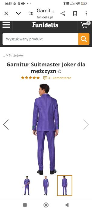 XXL.Garnitur Suitmaster Joker dla mężczyzn