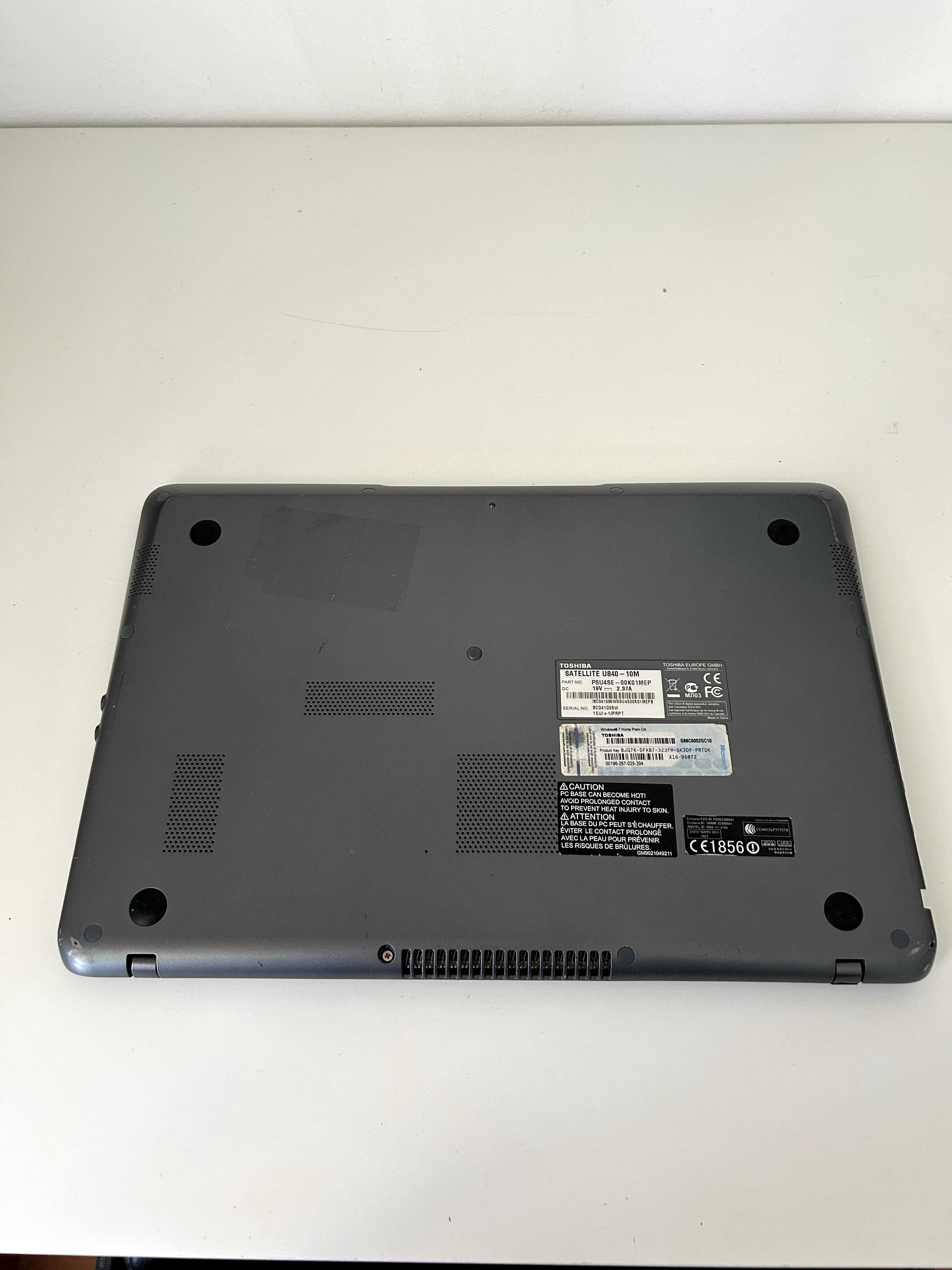 Portátil Toshiba SATELLITE U840-10M 4GB
