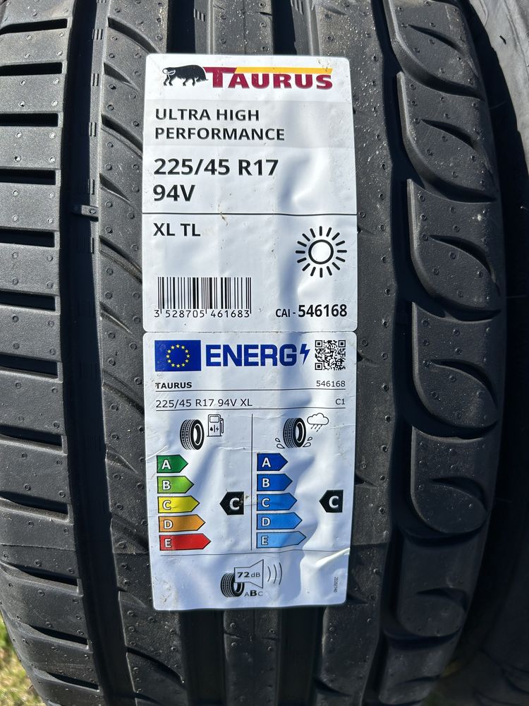 Opony Letnie 225/45 R17 Taurus 94V XL TL Nowe!