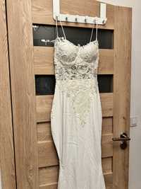 Szykowna suknia ślubna