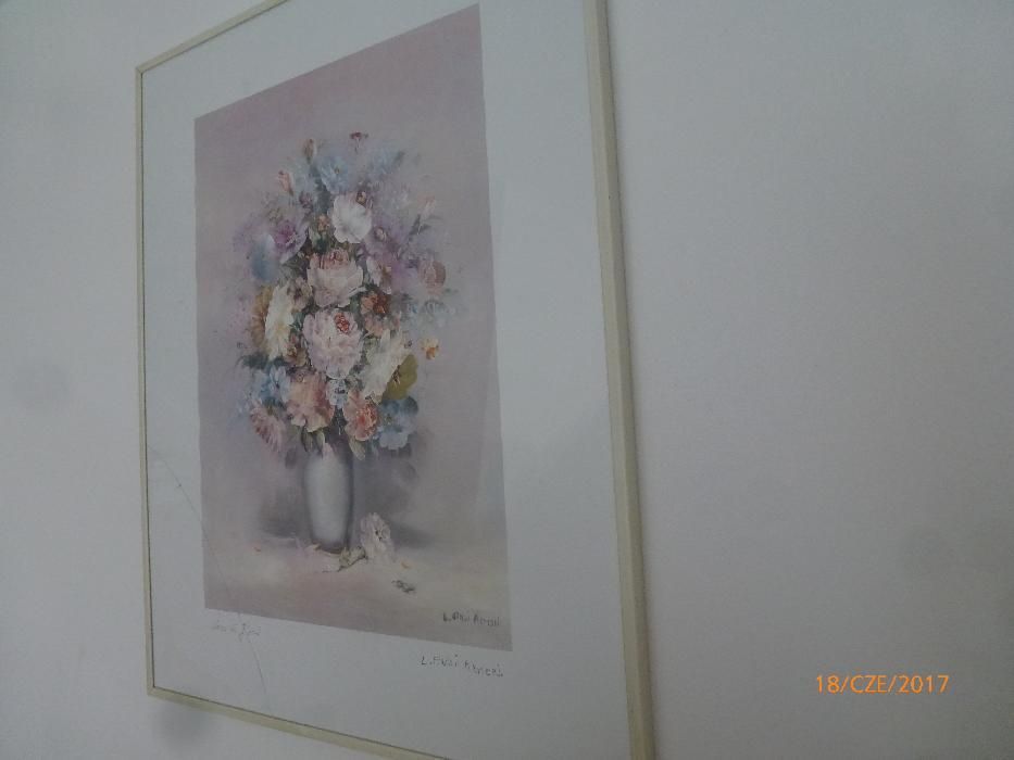 Bukiet kwiatów w wazonie - L. FINZI ARMORI - obraz