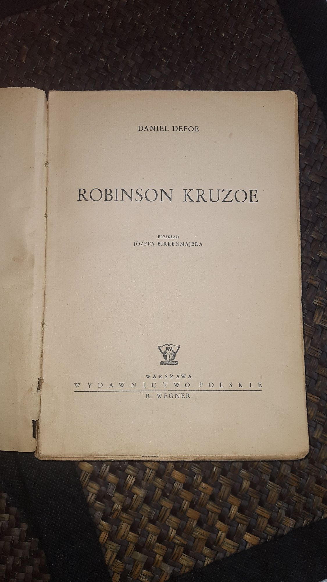 Robinson Cruise rok wydania 1949 r.