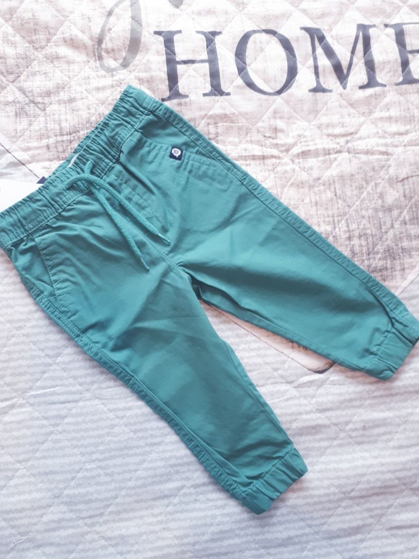 Spodnie jogger Reserved koszula 86 Nowe