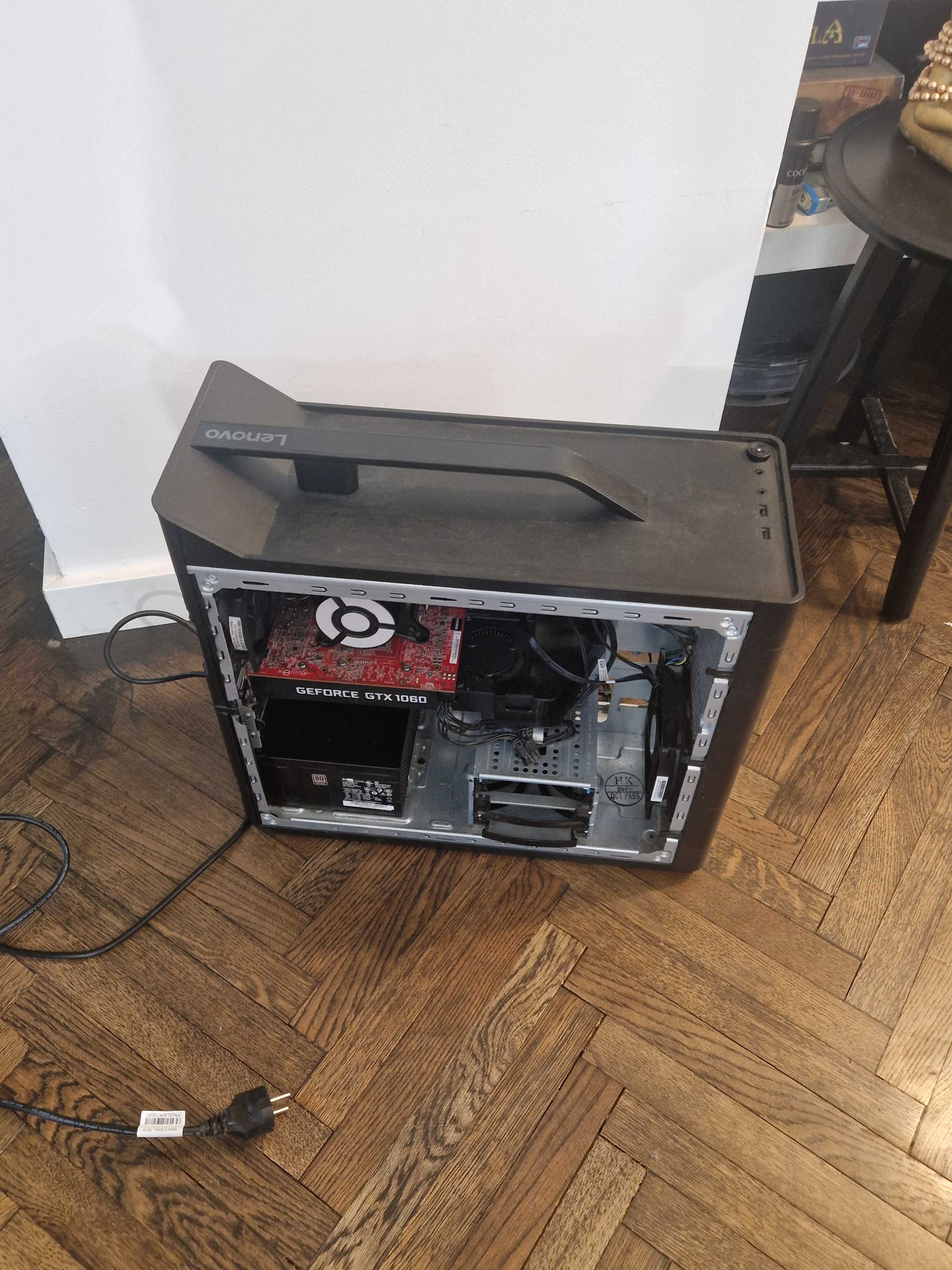 Komputer stacjonarny GeForce GTX1060 6GB używany bez dysku twardego