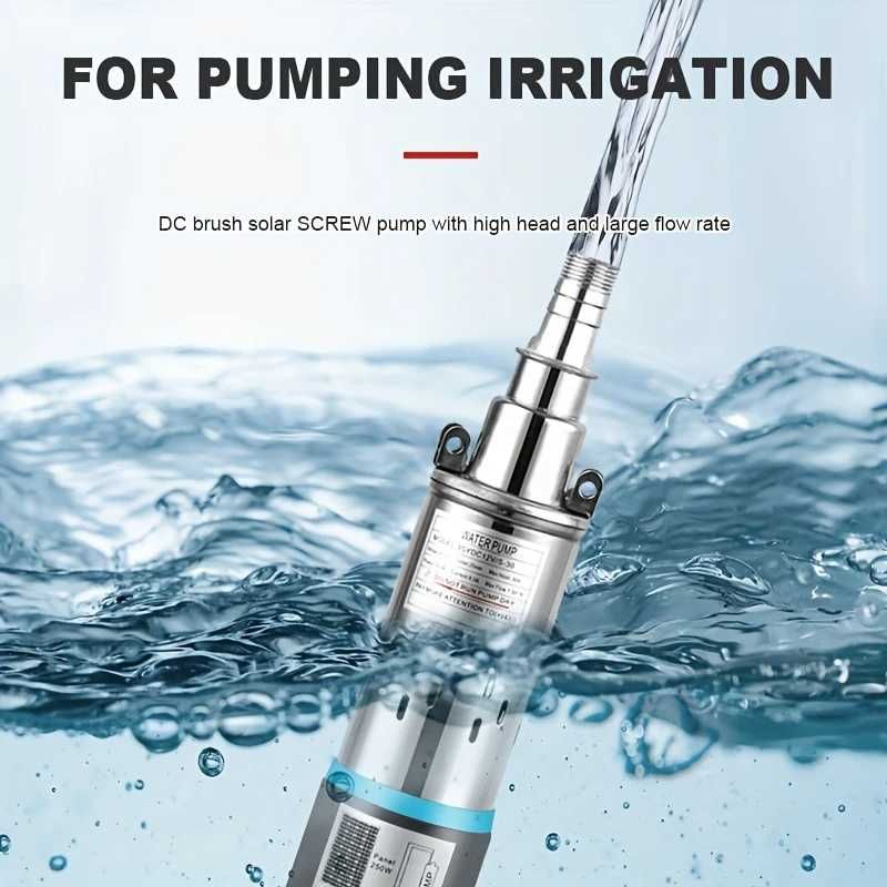 Bomba de Poço Profundo Submersível  12V 220W/24V 260W
