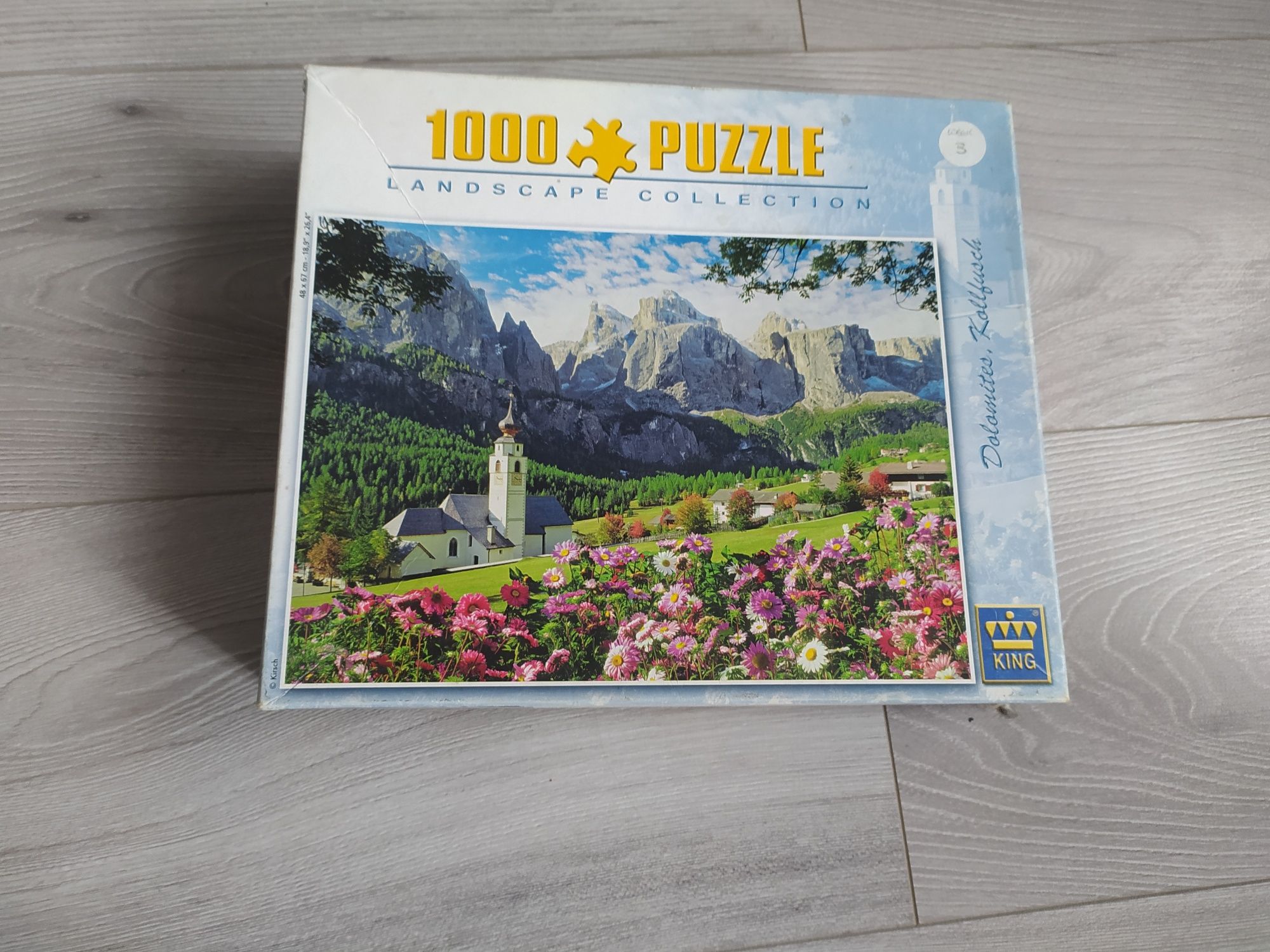 Puzzle 1000, 2000 i 3000 elementów