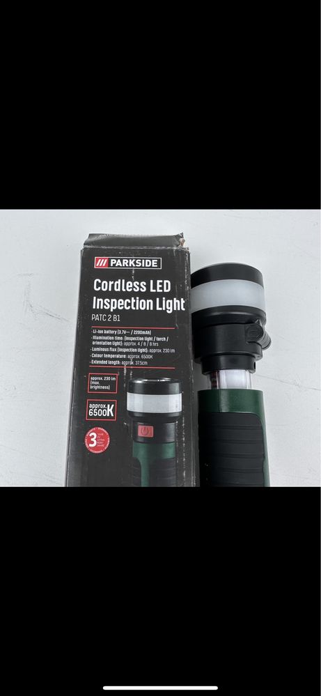 світлодіодний робочий ліхтар PARKSIDE® PATC 2 B1