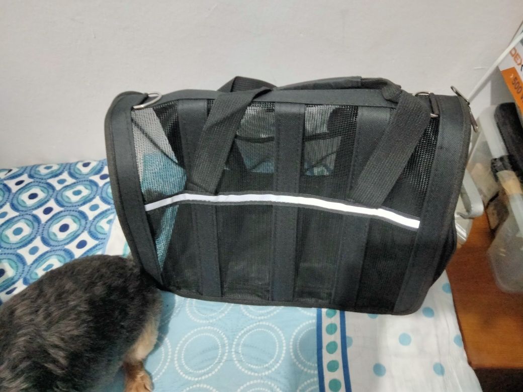 Mochila de transporte animal