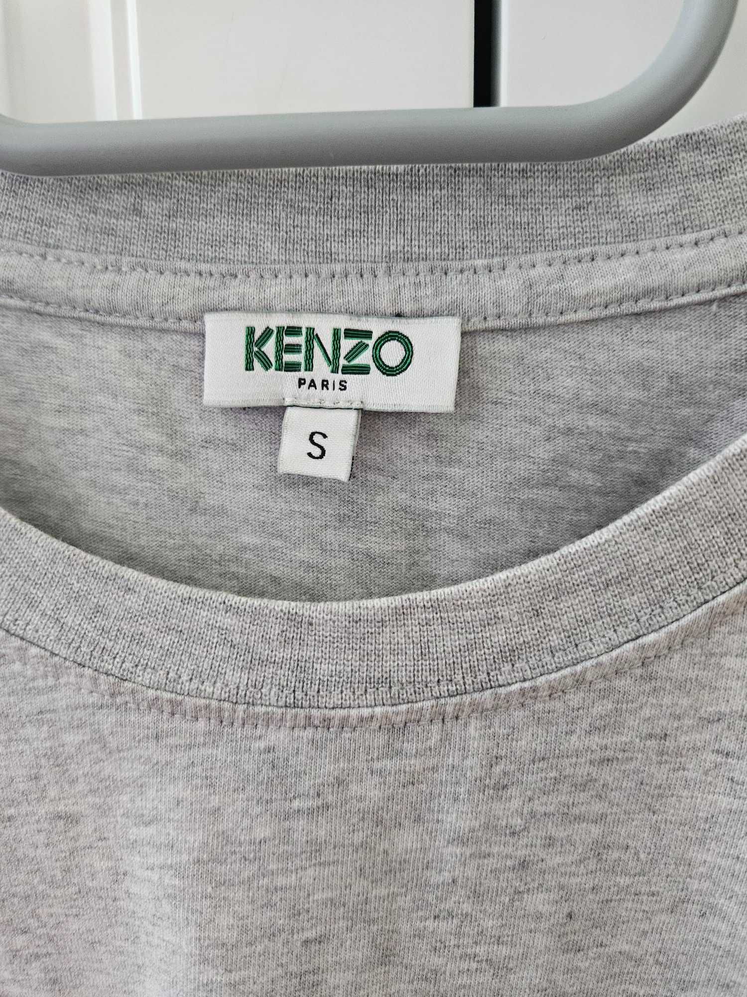 Klasyczny T-shirt marki KENZO szary S