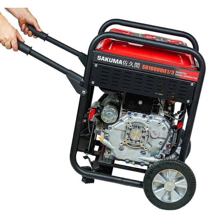 Інверторний дизельний генератор SAKUMA SD10000iE1/3 220В/З80В
