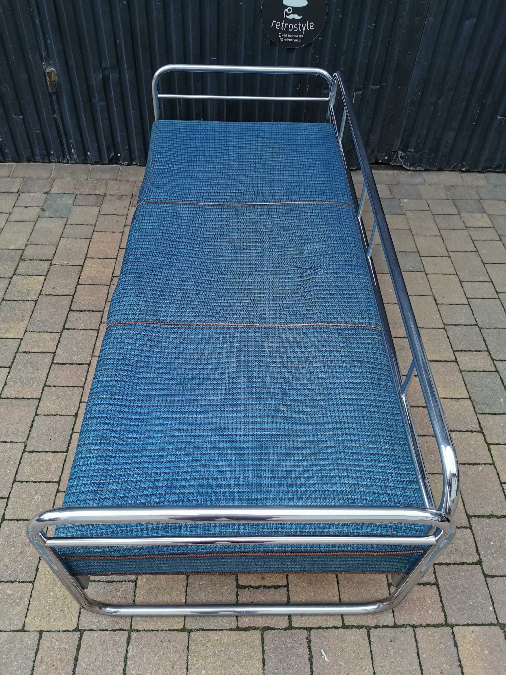 Sofa chrom proj. Robert Slezak/ KOVONA Czechosłowacja '30, Bauhaus