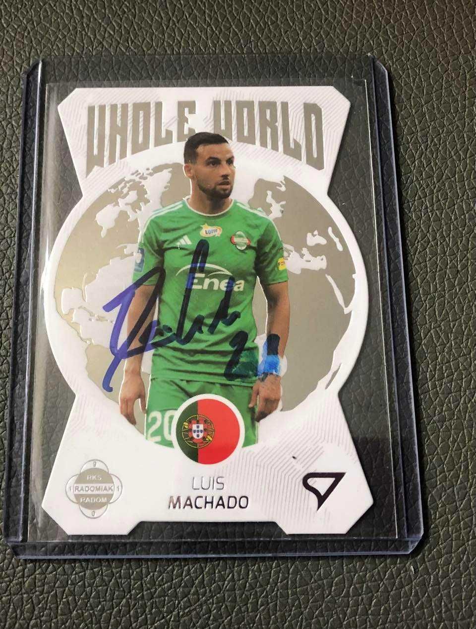 Luis Machado WHOLE WORLD z autografem karta Ekstraklasa 2024