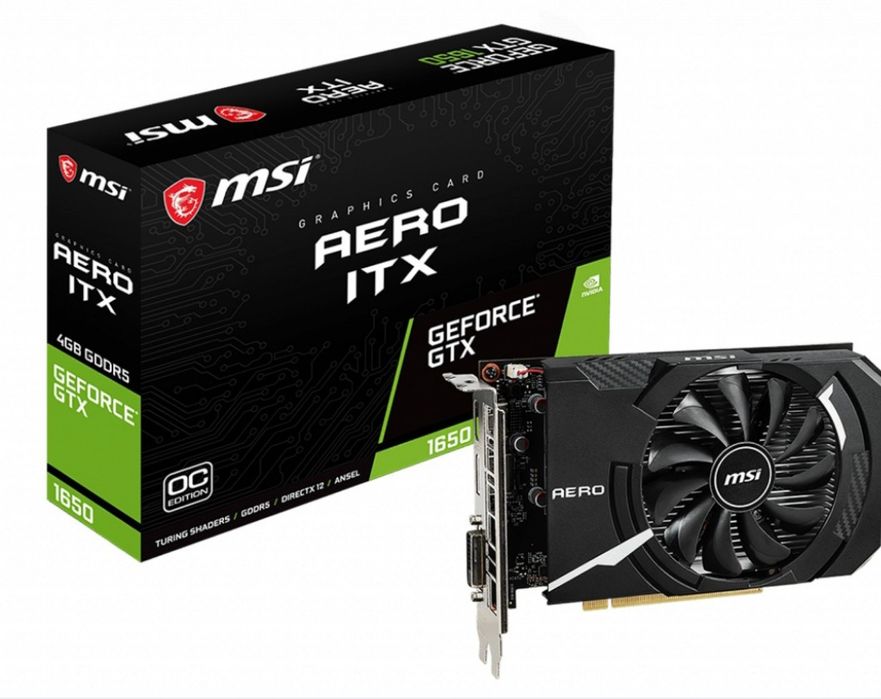 MSI GeForce GTX 1650 AERO ITX 4GB – kompaktowa moc i 100% sprawności!