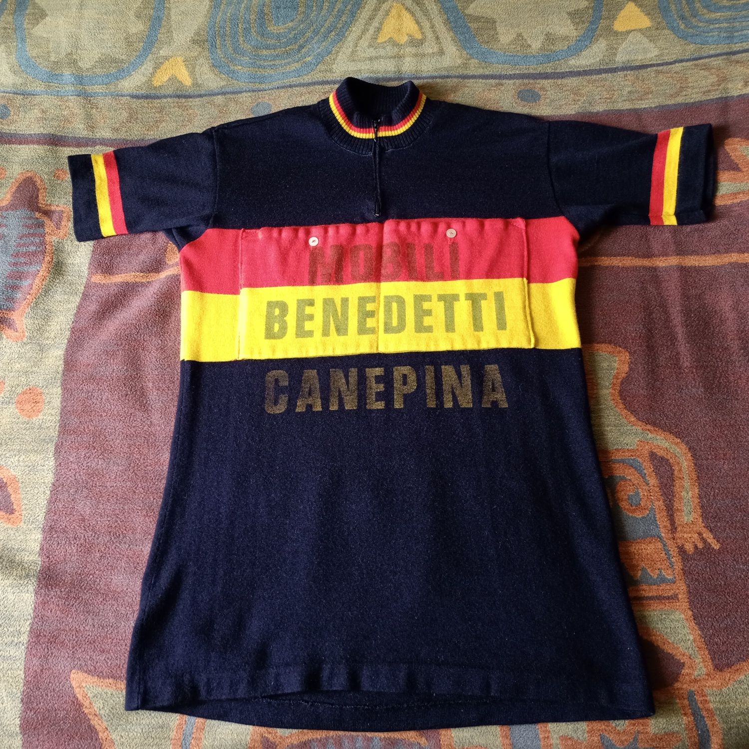 Koszulka rowerowa  w stylu retro Brieka Schotte'a na Tour d