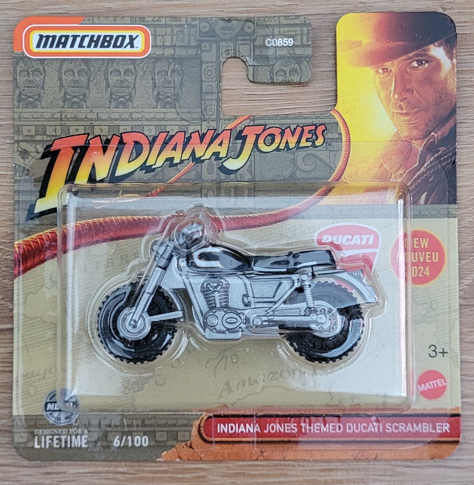Indiana Jones Ducati Scrambler Matchbox