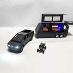 машинка игрушка Tesla Cybertruck пикап тесла 1 32 свет звук hot wheels
