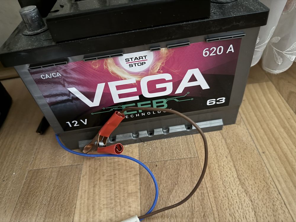 Аккумулятор Vega с гарантией и зарядкой
