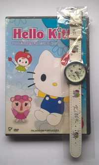 Hello Kitty Paralelulu e a floresta da maça DVD + Relógio Hello Kitty