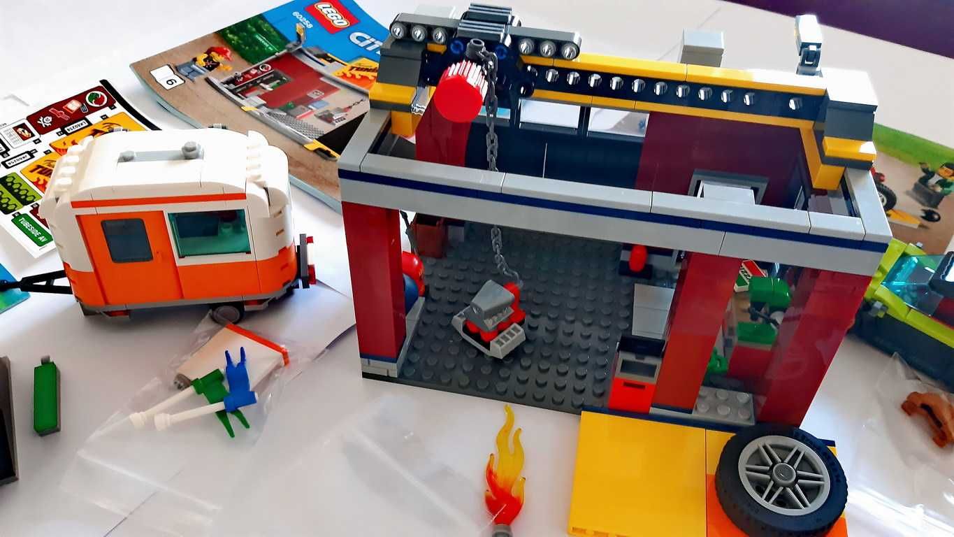 Lego City 60258 Tuning Workshop em peças novas montado