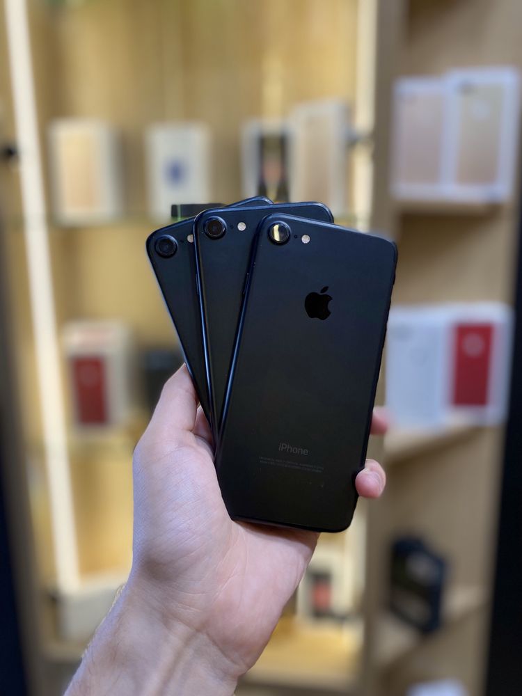 iphone 7 32/128/256gb Balck/Чорний  Неверлок/Гарантія/Відправка