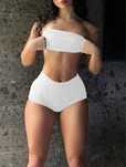 Conjunto top e short curto