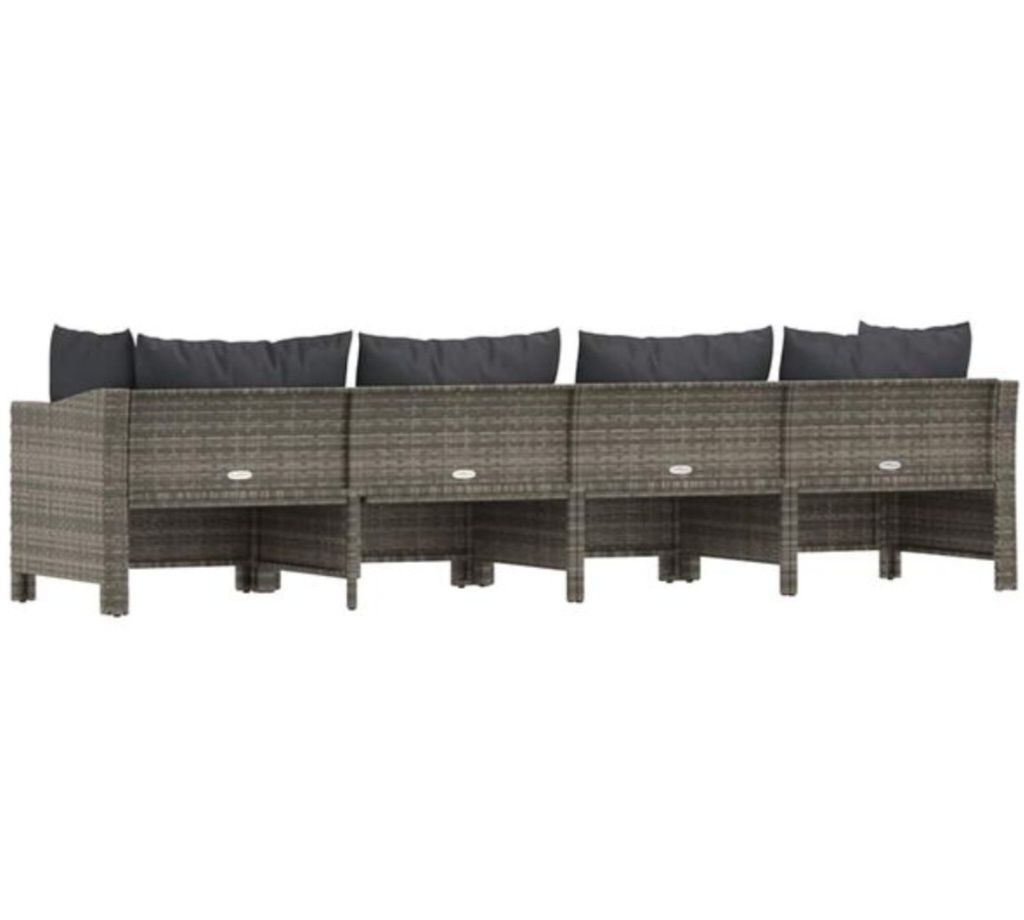 Sofa ogrodowa ratanowa vidaxl