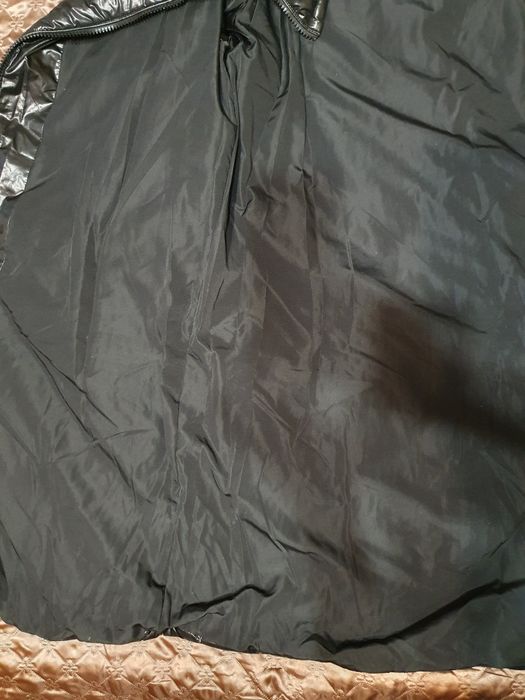 BERSHKA, куртка пуховик-плащ, розмір L, більшемерить.