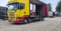 Scania R420 6x2 solo tandem plandeka firanka