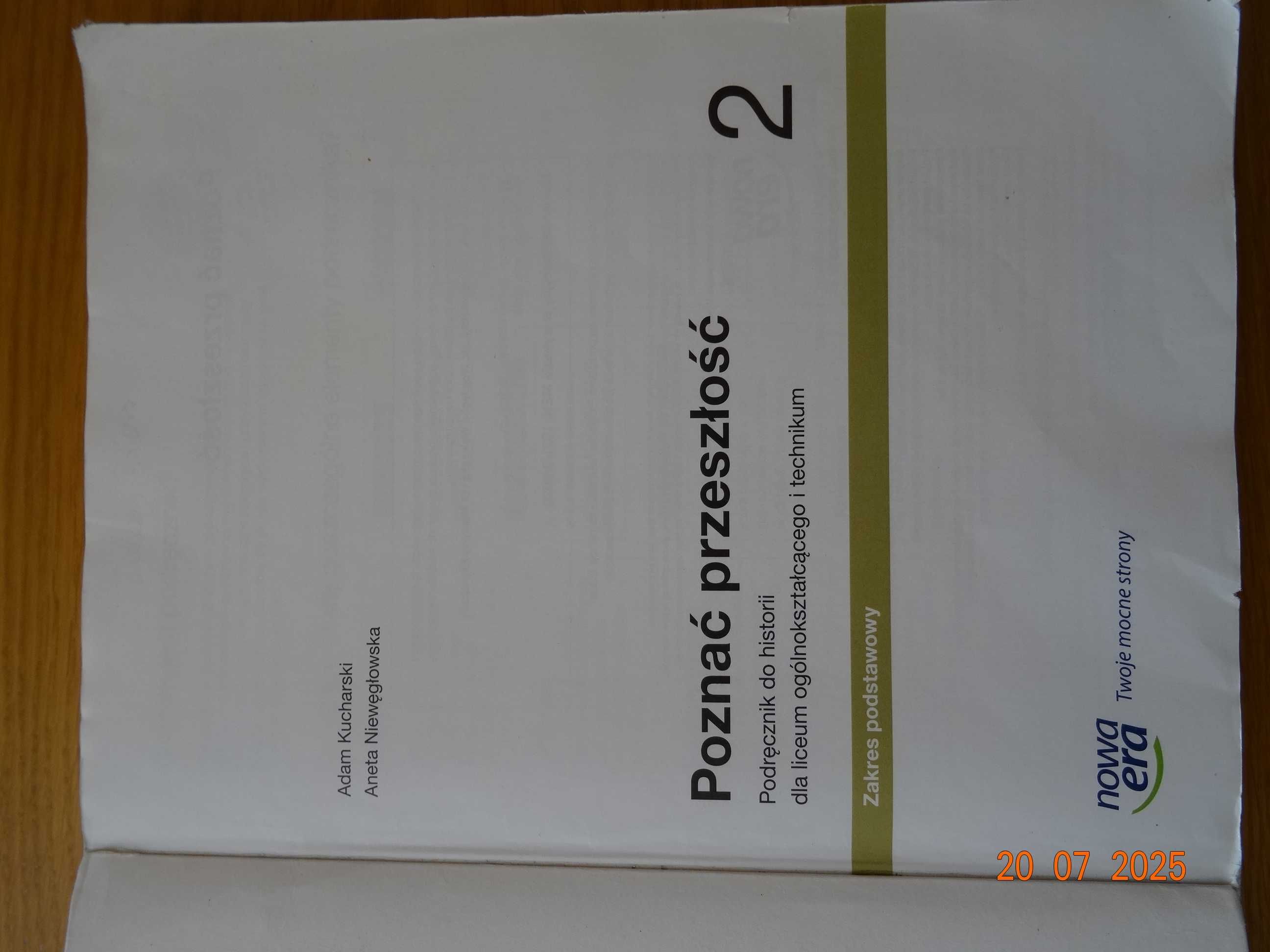 Poznać przeszłość 2 podręcznik do historii dla liceum i technikum