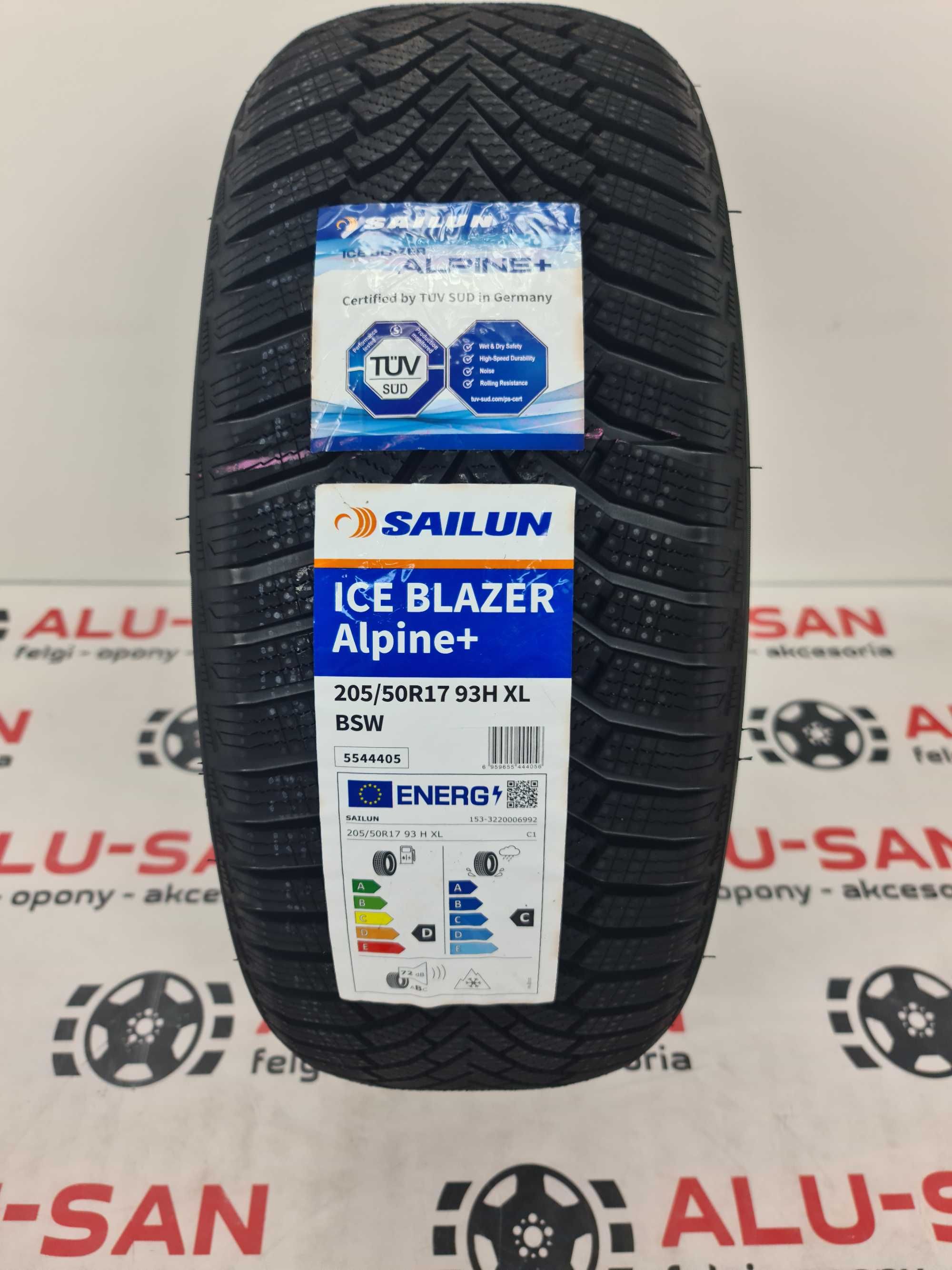 NOWE zimowe OPONY 205/50R17 - Sailun Ice Blazer Alpine +