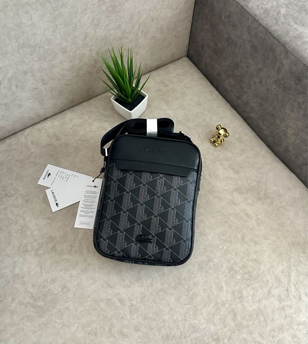 Сумка Lacoste Monogram | Crossbody Bag | мессенджер | лакоста лакосте
