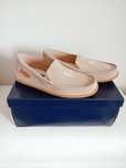 Buty mokasyny skóra zamszowa