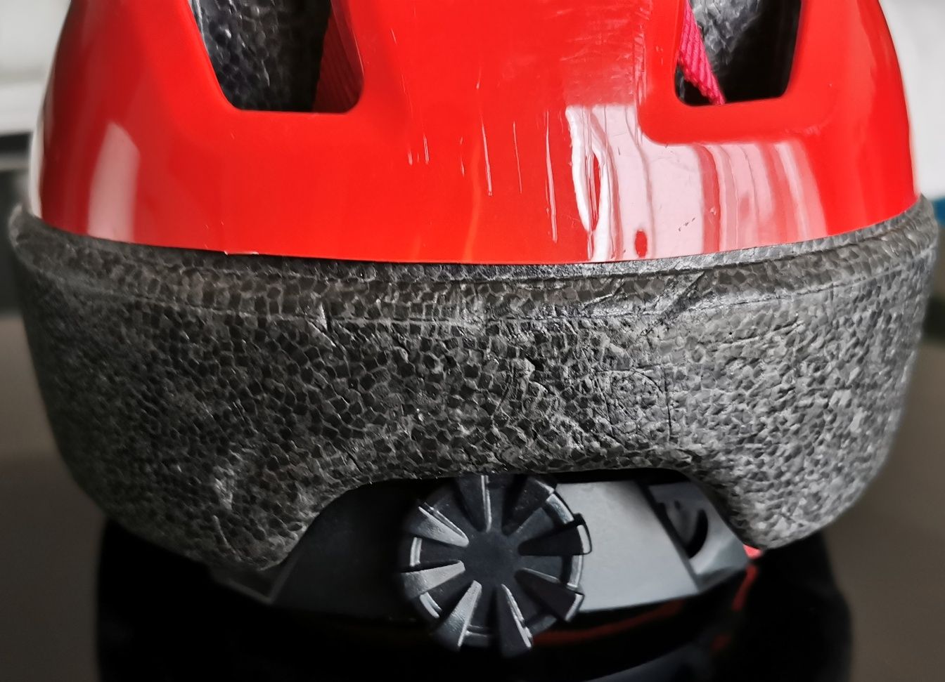 Capacete criança vermelho XS